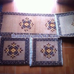 Thảm trải ghế gỗ len dệt tay